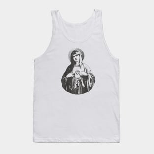 Immaculate Heart of Mary Blessed Mother Catholic Vintage Tank Top